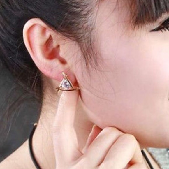 ❤️gorgeous triangle simulated diamond princess cut - Picture 4 of 5